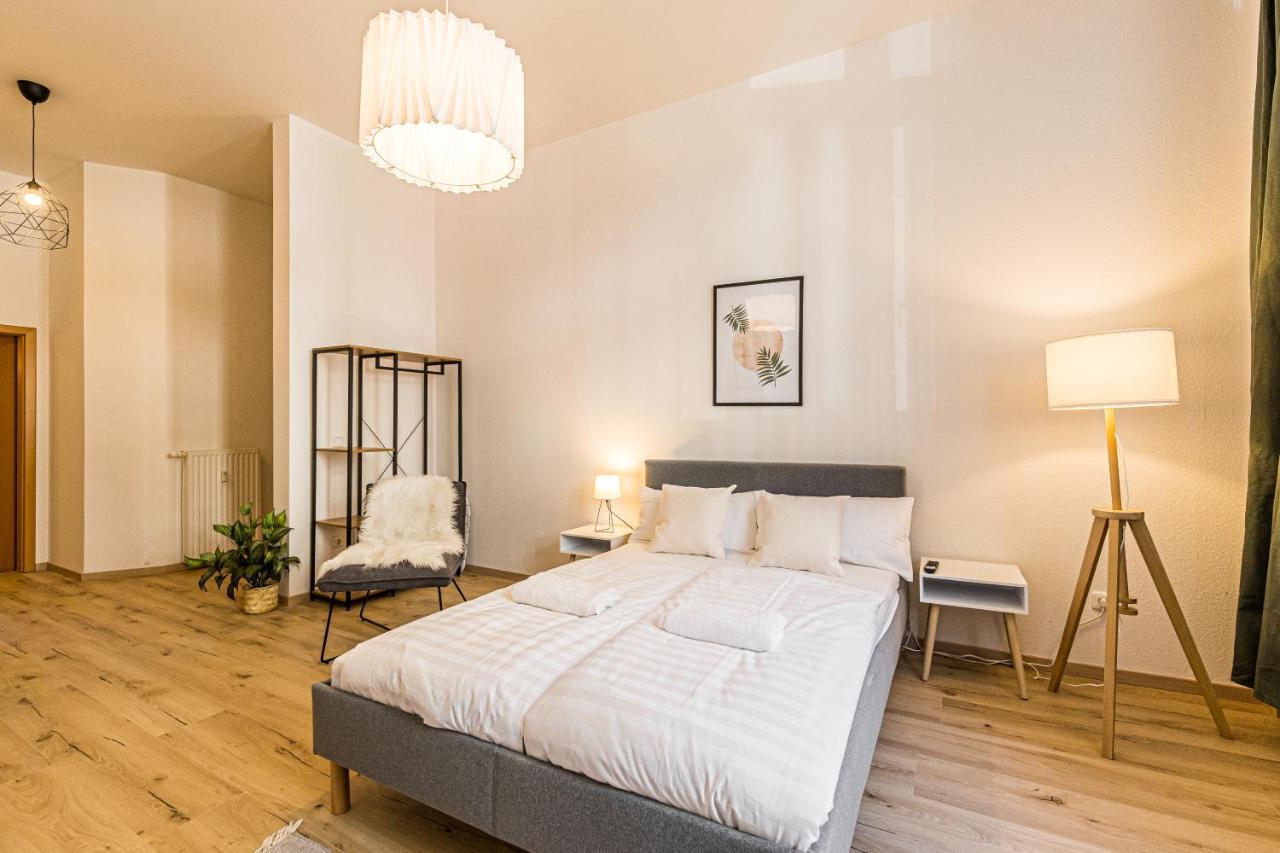 Ruhige Und Stilvolle Wohnung Am Clara-Zetkin-Park Leipzig Exteriör bild